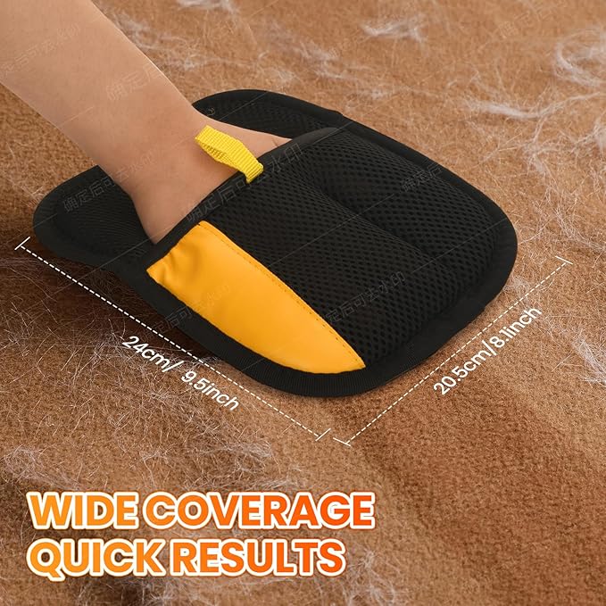 Pet Hair Remover Glove Reusable Electrostatic Cat Dog Hair Removal Grooming Brush Cat Grooming Gloves for Couch, Furniture, Carpet, Curtain