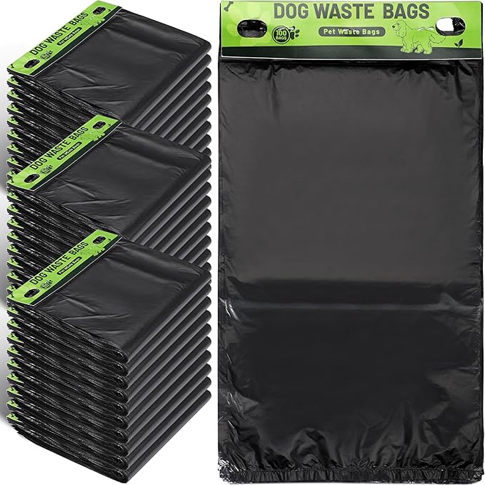 Ireer 7000 Pcs Header Bag Bulk Dog Pet Waste Bags Bulk Poop LeakProof Easy Single Pull Bags for Poop Dog Station Fit Hang Hole Dispenser Pet Waste Bag for Home Outdoor