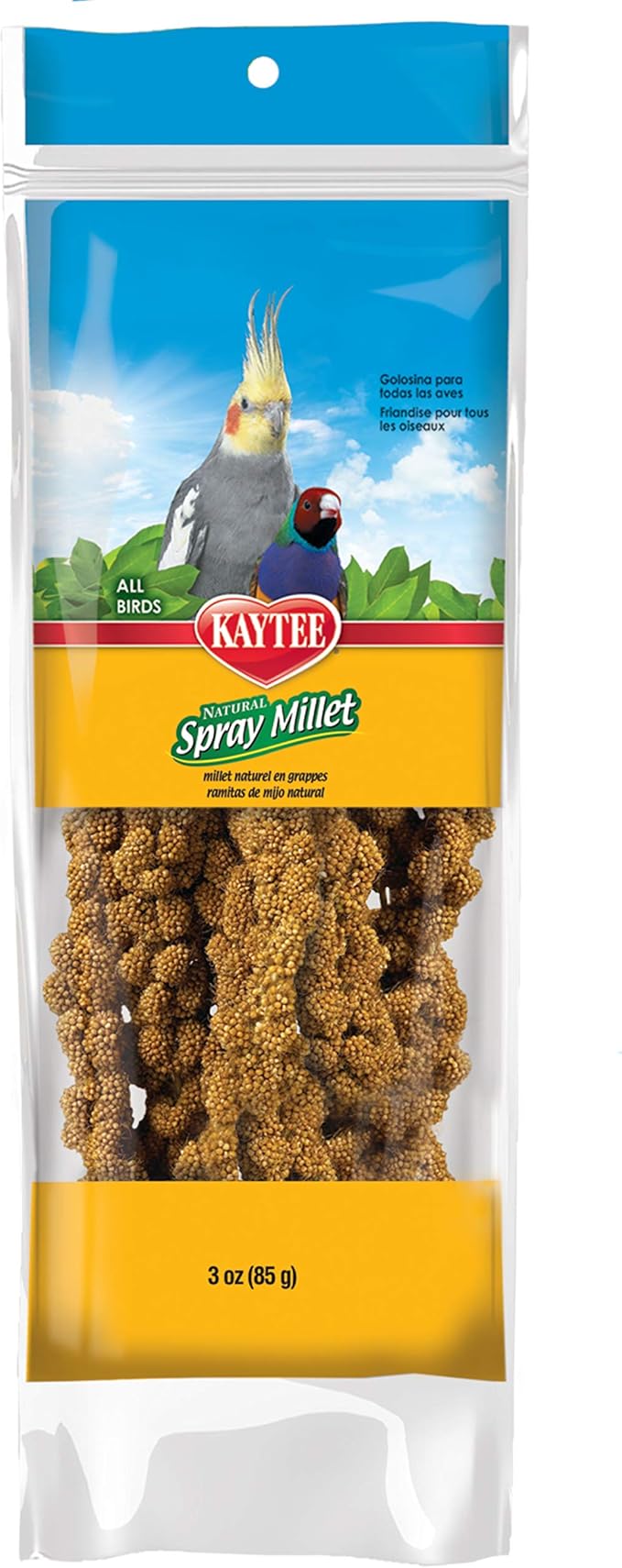 Kaytee Spray Millet Treat for Pet Birds, 3 Ounce