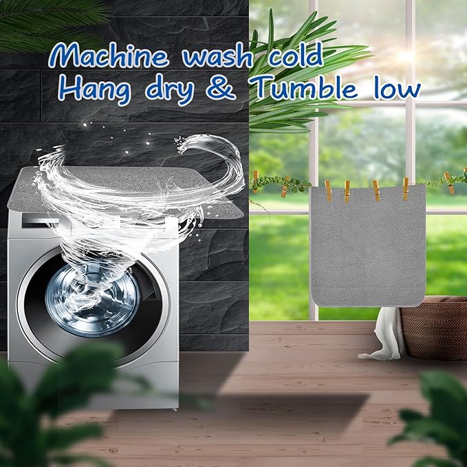 Guinea Pig Cage Liner, 2 Pack - Washable, Reusable, Leakproof Fleece Bedding Pads for Small Animals with Anti-Slip Bottom - for C&C 2X3 Area, Gray