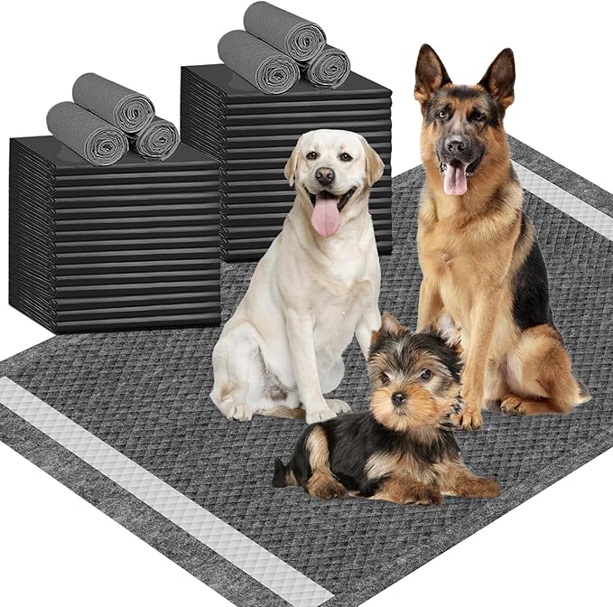IMMCUTE XXL Puppy Pads 36"X44", 30 Ct, Jumbo-Size Dog Training Pads for Large Breed or Multiple Dogs, Pee Pads Extra Large with Adhesive Strip, Odor Control Dog Potty Pads