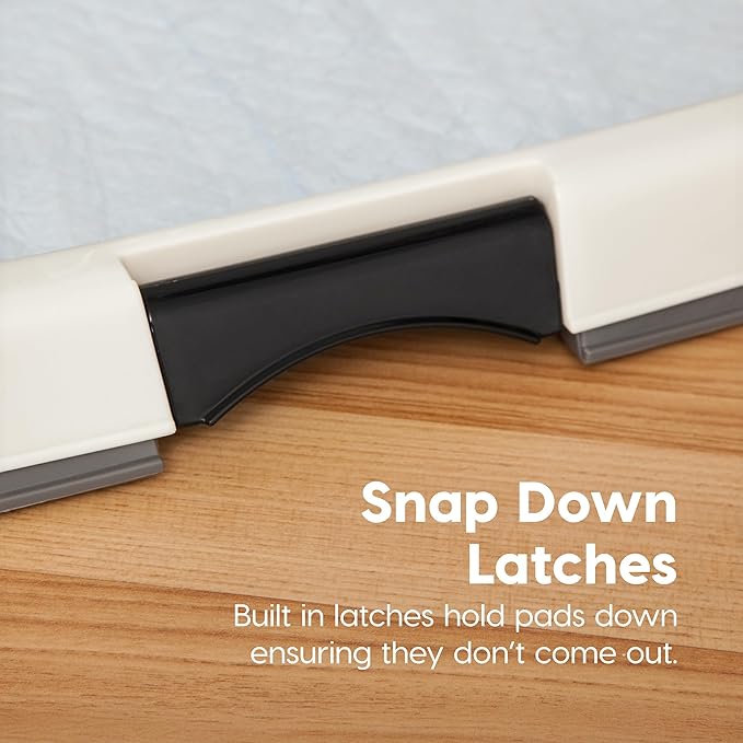 IRIS USA Pee Pad Holder - Medium Dog Pad Holder with Secured Latches, Non-Skid Feet, High Polish Finish for Easy Cleaning, Leak Protection, Fits 17"x23" Pad, Dark Gray