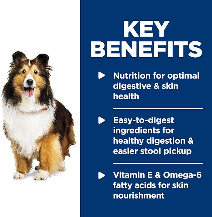 Hill's Science Diet Sensitive Stomach & Skin, Adult 1-6, Stomach & Skin Sensitivity support, Wet Dog Food, Turkey & Rice Stew, 12.5 oz Can, Case of 12