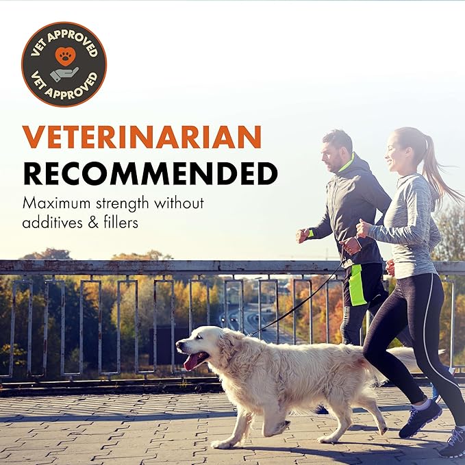 Free Range Joint Health Enhancer Supplement Powder for Dogs by Alpha Dog Nutrition - Premium Dog Arthritis Vitamins to Care for Joints - Contains Glucosamine, Chondroitin, MSM, Vitamin E, & More