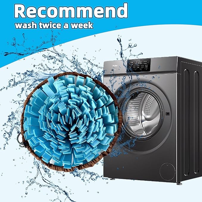 Snuffle Mat for Dogs-Cats-Dog Puzzle Toys, Adjustable Pet Foraging mat for Smell Training, Vivifying Snuffle Mat for Dogs,Dog Digging Toys Encourages Natural Foraging Skills and Mental Stimulation