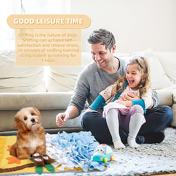 Snuffle Mat for Large Dogs Sniff Mat for Cats, Dog Enrichment Toys, Dog Puzzle Toys Small Medium Pet Sniffing Mat Large Breed