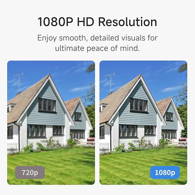 Noorio Security Cameras Wireless Outdoor Magnetic, 4-Pack Easy Install Battery Powered Wireless Cameras for Home Security, 1080P AI Motion Detection, Free Local Storage, No Monthly Fee