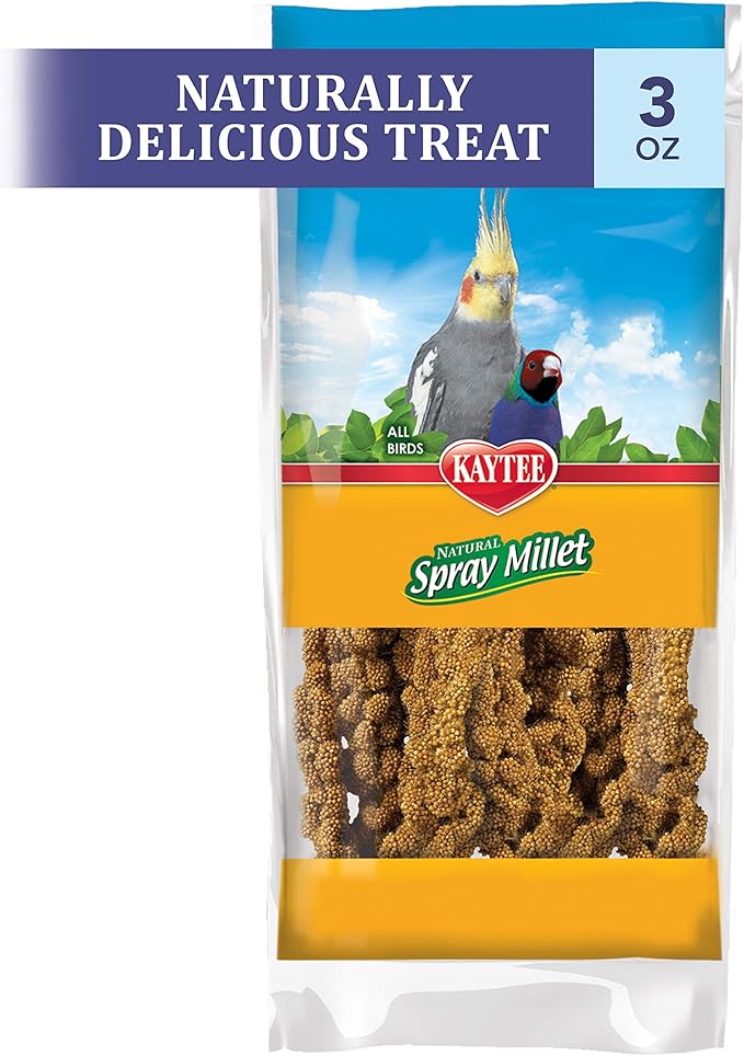 Kaytee Spray Millet Treat for Pet Birds, 3 Ounce