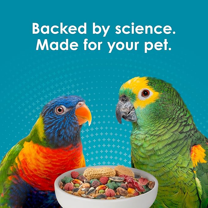 Kaytee Forti-Diet Pro Health Nourish+Protect Parrot Food, Comprehensive Nutrition Backed by Science, Digestive Health, Immune Support, 5 pounds