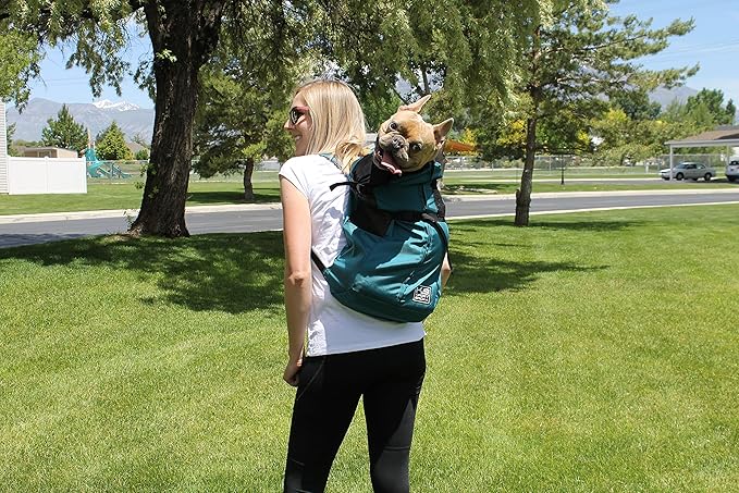 K9 Sport Sack Trainer - X-Small, Greenery - Ideal for Dogs with 9-12” Back Length - Backpack-Style Training Carrier - Meant for Quick, Non-Strenuous Activities