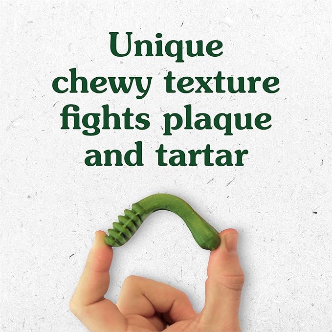 Greenies Teenie Natural Dog Dental Treats, Sweet Potato Flavor, 12 oz. Pouch (43 Treats)