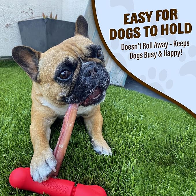 GoSports Chew Champ Bully Stick Holder for Dogs - Securely Holds Bully Sticks to Help Prevent Choking - 6 in or 8 in Size