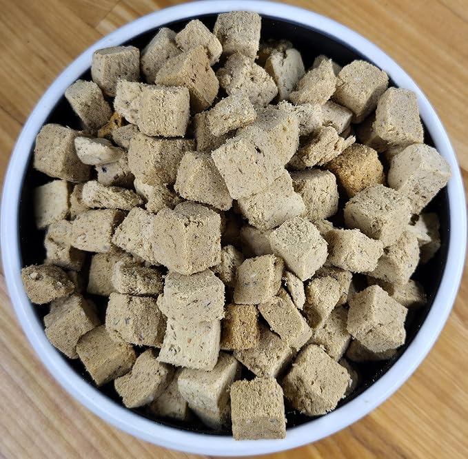 Freeze Dried Raw Dog Food, Fish Medley Recipe, All Natural, No Synthetics, Made in USA with Goat's Milk & Organic Produce, High Protein, Complete Meal (14oz)