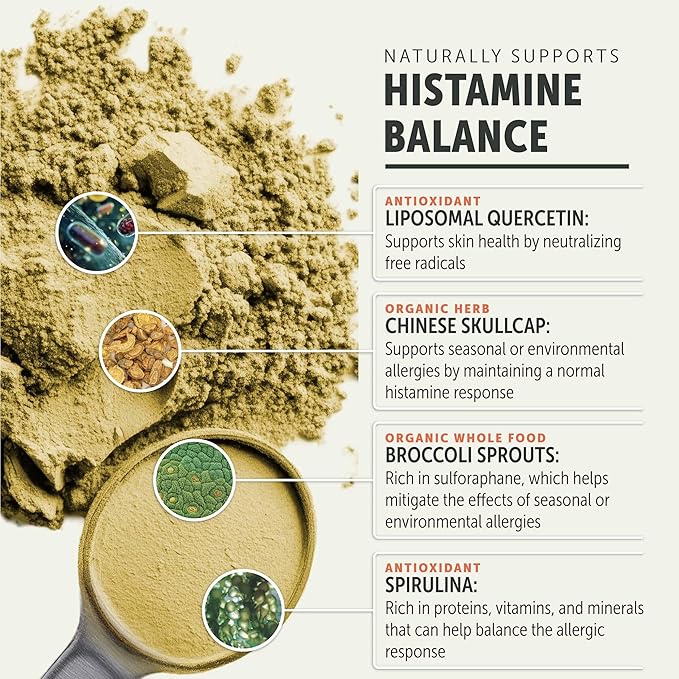 Harmony - Skin & Coat Supplement with Quercetin for Dogs - Balanced Histamine Support for Seasonal and Environmental Allergies - Veterinarian Formulated