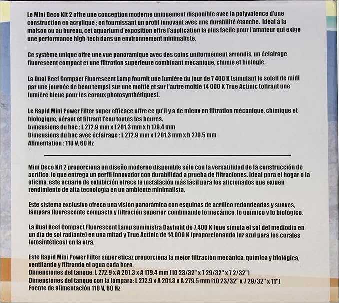 KollerCraft Deco Acuario Kit, 2 galones