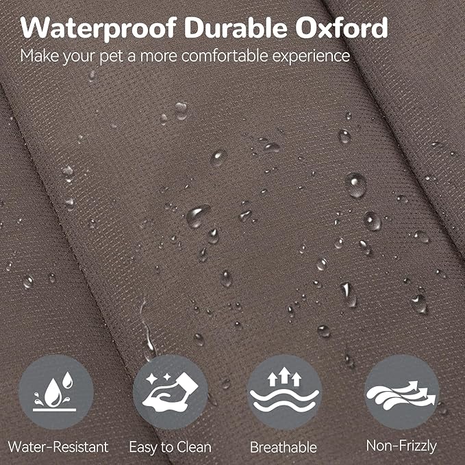 Heeyoo Outdoor Dog Bed, Waterproof Camping Dog Bed Mat, Machine Washable and Portable Travel Pet Pad Mat, Foldable Pet Beds for Small, Medium, and Large Dogs