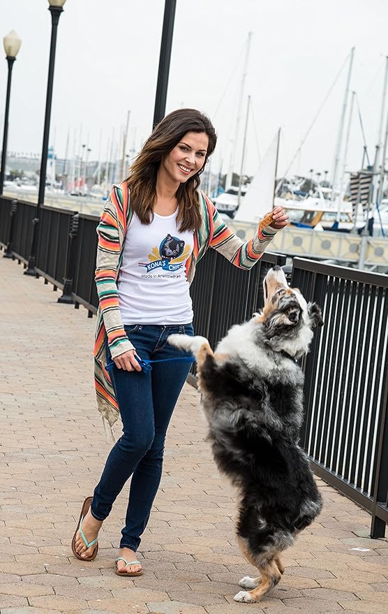 KONA'S CHIPS Chicken Thins; Chicken Jerky Dog Treats, Made in The USA only