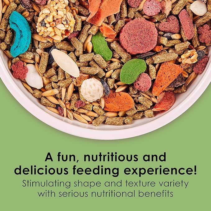 Kaytee Fiesta Rabbit Food, Nutritious and Fun Blend, Supports Dental Health and Digestion, 20 pounds