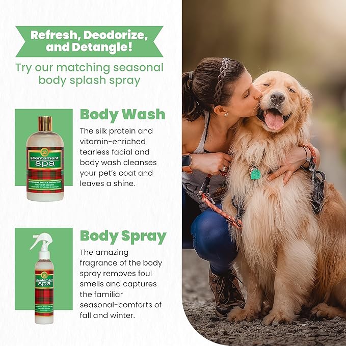 Best Shot Scentament Spa Seasonal Facial & Body Wash, Harvest Apple, 16 oz