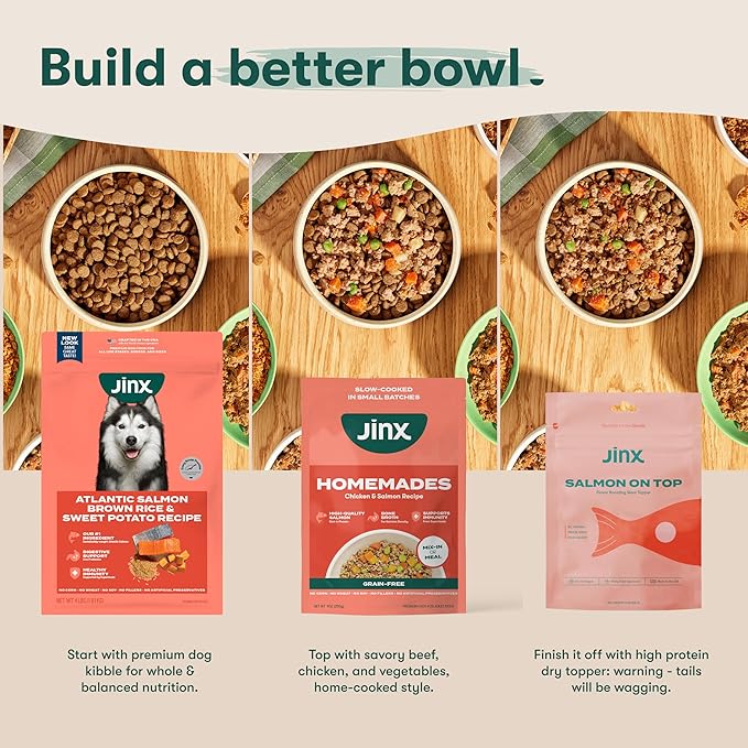 Jinx Bone Broth Stew for Dogs - Chicken & Vegetables Recipe - Grain-Free Wet Dog Food & Topper for Picky Eaters - Promotes Lean Muscle Growth, A Healthy Coat & Improved Digestion - 13 Oz, 12 Pack