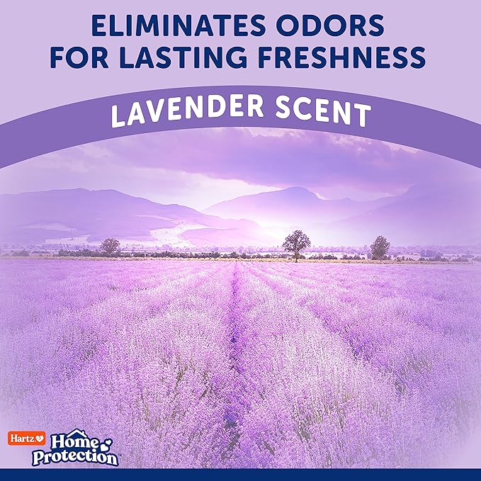Hartz Home Protection Lavender Scented USA Made Dog Pads, 50 count, Super Absorbent & Won't Leak, Odor Eliminating