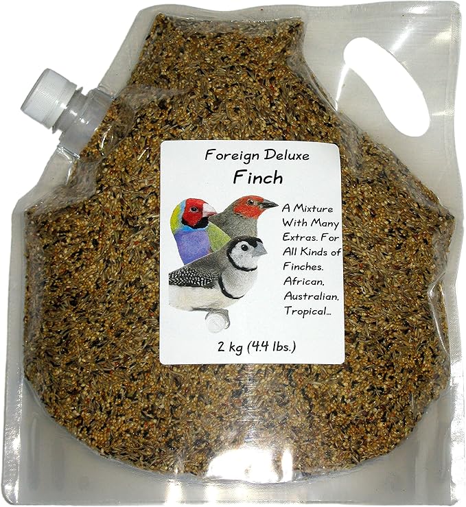 Foreign Deluxe Finch, 2 kg (4.4 lbs) Pour Spout Bag