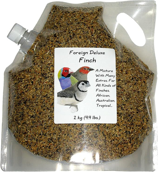 Foreign Deluxe Finch, 2 kg (4.4 lbs) Pour Spout Bag